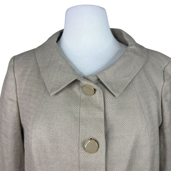 Banana Republic Linen Blazer Size 10 - Picture 6 of 9